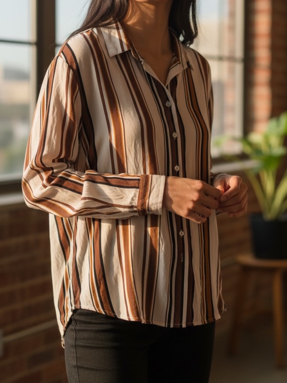 Striped Button Down